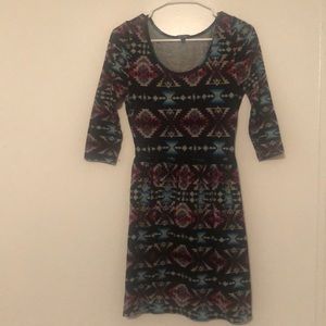 Tribal print dress